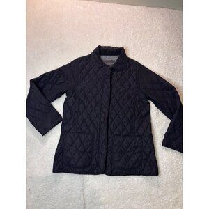 Van Heusen Womens Quilted Jacket Size M Black
